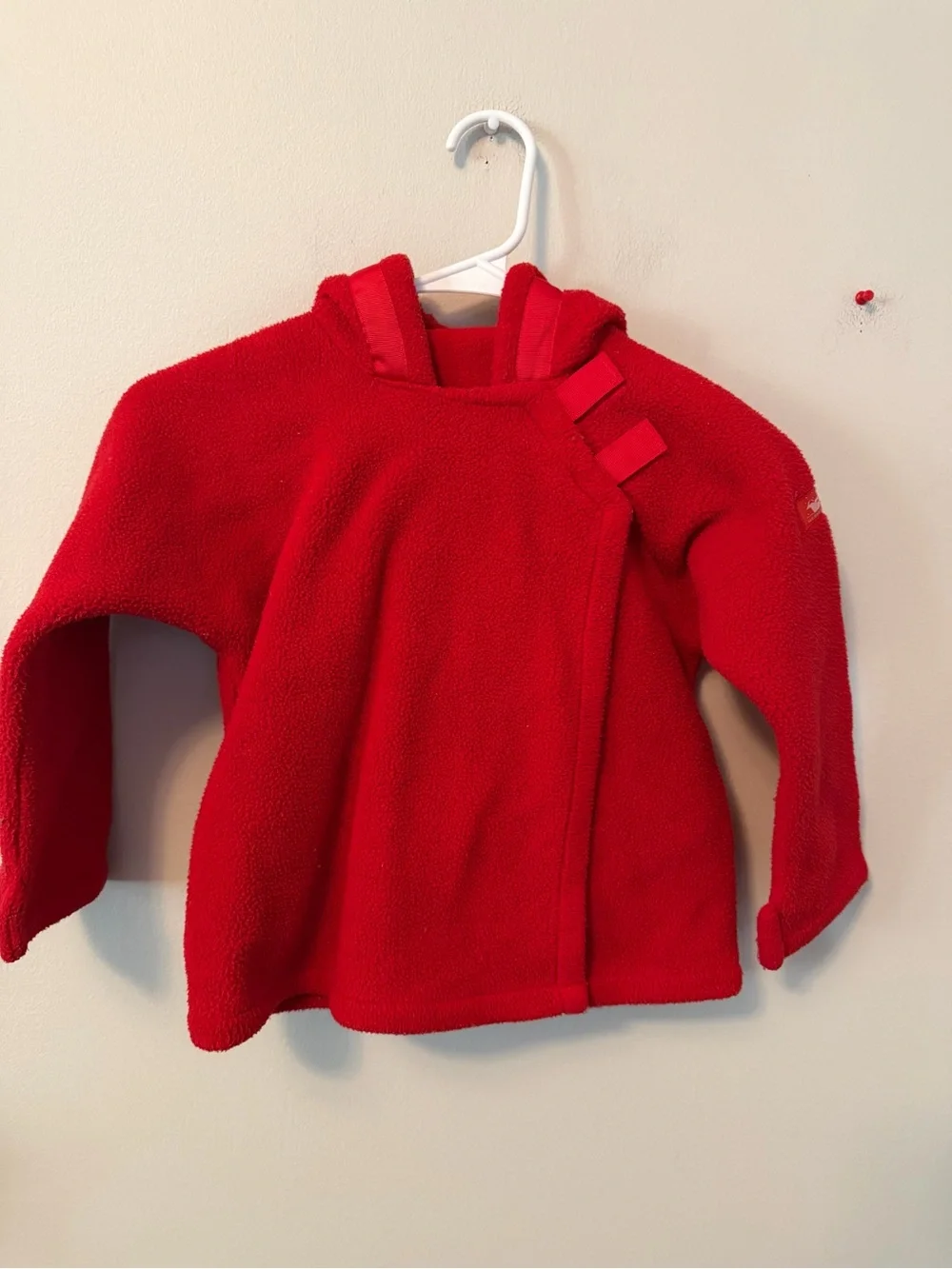 Widgeon Red Kids Fleece Jacket with Hood